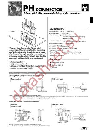 B4B-PH-K-S(LF)(SN) datasheet  